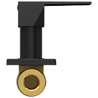 LV-MB-2023 Concealed Stop Cock 15mm Body With Upper Part Set (Matt Black)