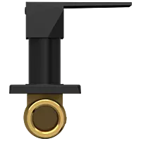 LV-MB-2024 Concealed Stop Cock 20mm Body With Upper Part Set (Matt Black)