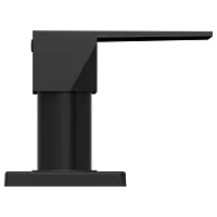 LV-MB-2040 Exposed Part Kit Of Concealed Stop Cock & Flush Cock With Fitting Sleeve, Operating Lever & Adjustable Wall Flange (Matt Black)