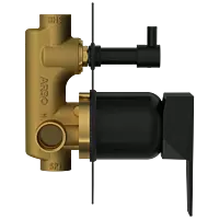LV-MB-2052 High Flow Diverter Body With Upper Part Set (Matt Black)