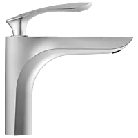 KA-3127 Single Lever Basin Mixer With Braided Hoses (Table Mounted Model)