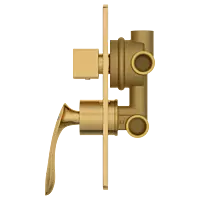 KA-GG-3153 2 Inlet 3 Outlet High Flow Diverter Body With Upper Part Set (Gold)
