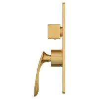 KA-GG-3163 Exposed Part Kit For 2 Inlet 3 Outlet Single Lever High Flow Diverter (Gold)
