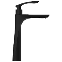 KA-MB-3117 High Neck Pillar Tap (Matt Black)