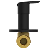 KA-MB-3123 Concealed Stop Cock 15mm Body With Upper Part Set (Matt Black)