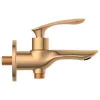KA-RG-3106 2 Way Bib Tap With Wall Flange (Rose Gold)