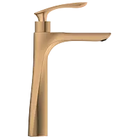 KA-RG-3117 High Neck Pillar Tap (Rose Gold)