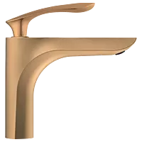 KA-RG-3127 Single Lever Basin Mixer With Braided Hoses (Table Mounted Model) (Rose Gold)