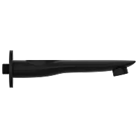 SP-MB-5319 Bath Tub Spout With Wall Flange (Kia Collection) (Matt Black)