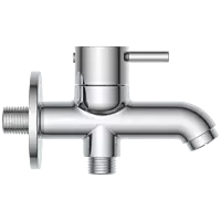 LX-1306 2 Way Bib Tap With Wall Flange
