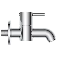 LX-1302 Bib Tap With Wall Flange