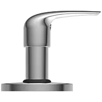 CM-2540 Exposed Part Kit Of Concealed Stop Cock & Flush Cock With Fitting Sleeve, Operating Lever & Adjustable Wall Flange