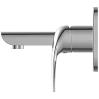 CM-2567 Exposed Part Kit For Single Lever Basin Mixer Wall Mounted With Consisting Of Operative Lever, Basin Spout & Wall Flange