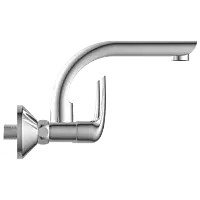 CM-2513 Sink Mixer With Swinging Spout With Connecting Legs With Wall Flange (Wall Mounted Model)