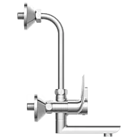 CM-2520 Wall Mixer 2 In 1 With Connecting Legs With Wall Flange