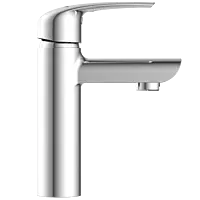CM-2527 Single Lever Basin Mixer With Braided Hoses (Table Mounted Model)