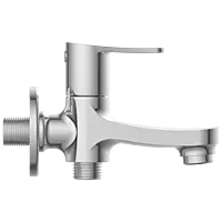 PR-2106 2 Way Bib Tap With Wall Flange