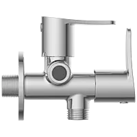PR-2107 2 Way Angle Cock With Wall Flange