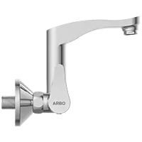 PR-2114 Sink Mixer With Swinging Spout With Connecting Legs With Wall Flange (Wall Mounted Model)