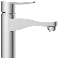 PR-2127 Single Lever Basin Mixer With Braided Hoses (Table Mounted Model)