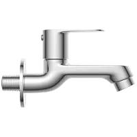 SL-2603 Long Nose Bib Tap With Wall Flange