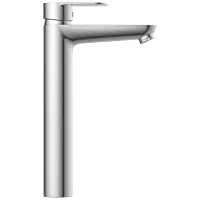 SL-2628 Single Lever Tall Basin Mixer With Braided Hoses (Table Mounted Model)