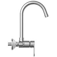 SL-2643 Single Lever Sink Mixer With Swinging Spout With Connecting Legs With Wall Flange (Wall Mounted Model)