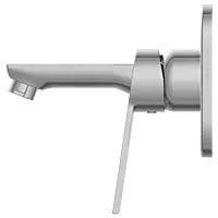 RL-4667 Exposed Part Kit For Single Lever Basin Mixer Wall Mounted With Consisting Of Operative Lever, Basin Spout & Wall Flange