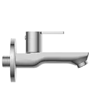 RL-4603 Long Nose Bib Tap With Wall Flange