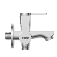 RL-4605 2 Way Bib Tap Side Handle With Wall Flange