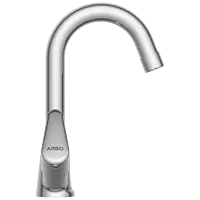 AL-1415 Center Hole Basin Mixer With Swinging Spout With Braided Hoses (Table Mounted Model)