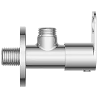 NE-1604 Angle Cock With Wall Flange