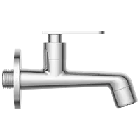 IX-2803 Long Nose Bib Tap With Wall Flange