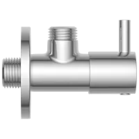 EL-1804 Angle Cock With Wall Flange