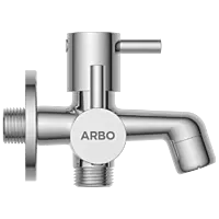 EL-1805 2 Way Bib Tap Side Handle With Wall Flange