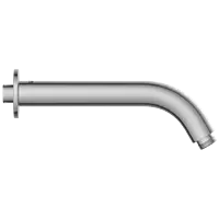 SHA-37 Round Shape 12" Inch Long With 45° Bend Wall Mounted Shower Arm With Wall Flange