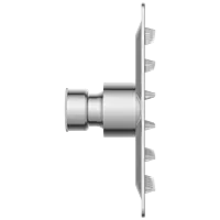 OS-09 Square 4" x 4" Inch Ultra Slim Overhead Shower