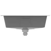 HMR-01 16" x 18" x 9" Inch Hand Made Single Bowl Kitchen Sink - Stainless Steel