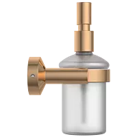 LE-RG-06 Lexus Liquid Soap Dispenser With Brass Pump-Rose Gold