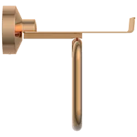 LE-RG-08 Toilet Paper Holder With Shelf (Rose Gold Finish)