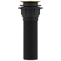 AC-GG-82 Brass With Nylon 6" Inch Height Full Thread Waste Coupling (Gold)