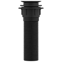 AC-MB-82 Brass With Nylon 6" Inch Height Full Thread Waste Coupling (Matt Black)