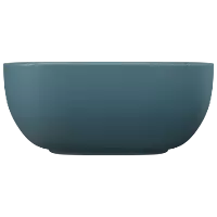 TTB-LU-23541 Luxe Blue Apple Thin Rim Table Top Basin 18" x 13" Inch
