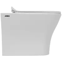 EWC-25111PP Cosmo Washdown EWC S Trap (4" Trap) With Gasket And Installation Kit With Normal Close Seat Cover, Hinges, Fixing Accessories