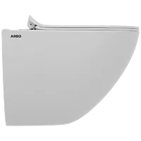 WHC-18322UF Kia Rimless Blind Installation Wall Hung Closet With UF Soft Close Seat Cover, Hinges, Accessories Set With Allen Key Rack Rack Bolt