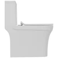 OPC-30121PP Neo Washdown One Piece Closet P Trap With Soft Close Seat Cover With Hinges, Fixing Accessories Set and Accessories Set, Cistern Fittings