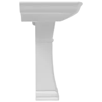 WFP-26731 Solo Wash Basin 25" x 20" With Full Pedestal