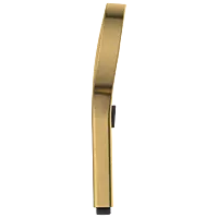 MFS-GG-10 Three Function Hand Shower, Shower Tube With Hook Set (Glossy Gold Finish)