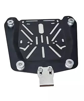 Asiatic Aluminium Top Box 55L with Backrest - Black Asiatic Aluminium Top Box 55L with Backrest - Black