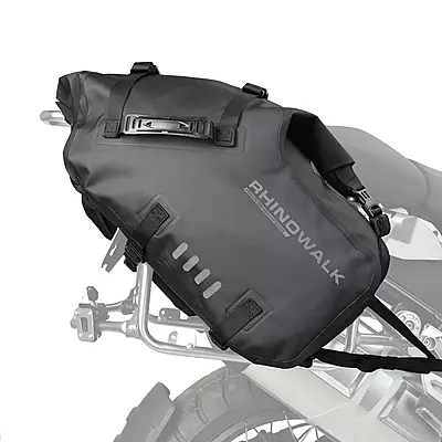 Rhinowalk Waterproof Motorcycle Pannier Side Bag 18/28/48L - Pair/Rackless Rhinowalk Waterproof Motorcycle Pannier Side Bag 18/28/48L - Pair/Rackless